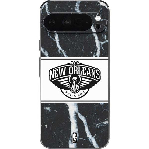 NBA New Orleans Pelicans Marble Pixel 9 Pro XL Skin